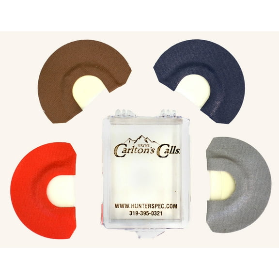 Hunters Specialties Carlton's Calls Alumni Pack Aluminum Frame Elk Diaphragm Call (4 Pack), Multicolor