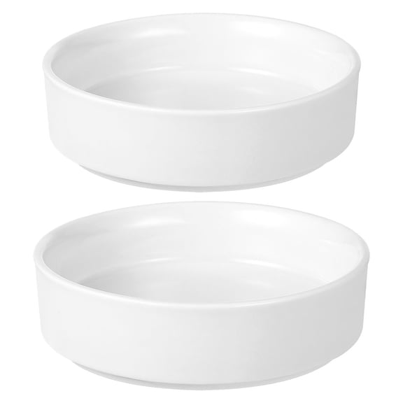 ITSELFER 2pcs Ceramic Plant Pot Saucer Round Plant Saucers Drip Tray Flower Pot Drip Trays