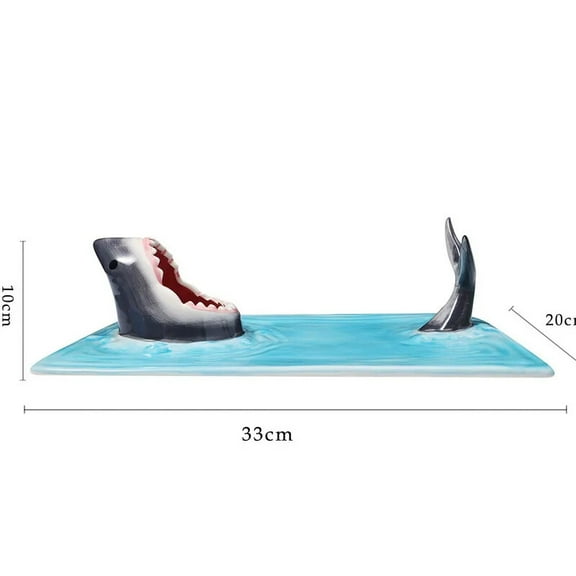 Shark Shape Rectangle Cheese Board Dining Table Kitchen Decoration