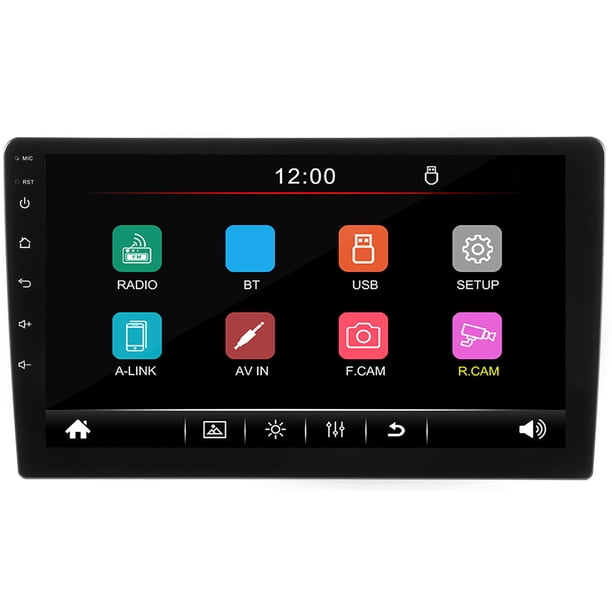 Coche Fm Radio Aux In Función Coche Bluetooth Reproductor De Mp5 Inalámbrico Coche Bluetooth Receptor De Música Con Salida De Audio Rca Para Automóvil Vehículo,9101C 12V 10 Pulgadas Speravity VI006189-00