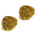 thumbnail image 6 of Chunky Gold Rings Cheerleading Hand Flower Glossy Pom Poms Miss, 6 of 8