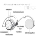 thumbnail image 5 of Small Bluetooth Headphones Wrap Around Head - Sports Wireless Headset with Built in Microphone and Crystal-Clear Sound, Foldable and Carried in The Purse, and 12-Hour Battery Life, 5 of 6