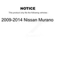thumbnail image 2 of Transit Auto Ensemble de Roulement de Moyeu avant Gauche Bras de Commande Inférieur avec Rotule Tige de Liaison Intérieure et Barre de Oscillation Kit de Liaison (5 Pcs) pour Voiture Nissan Murano K7T-105731, 2 of 11