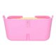thumbnail image 2 of Small Animals Pet Cage Litter Box Toilet Tray Pan ABS Plastic for Rabbit Golden HamsterPink, 2 of 2