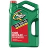 (9 pack) (9 Pack) Quaker State High-Mileage 10W-40 Synthetic Blend Motor Oil, 5 qt