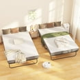 thumbnail image 6 of ANPOO Folding Bed with 5" Foam Mattress, 75" x 31"Portable Foldable Bed with Metal Frame & Lockable Wheels & Dust Cover, 6 of 9
