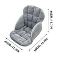 thumbnail image 3 of HomeKingdee USB Heated Seat Cushion for Office Chair, Heated Seat Pad with Lumbar Support, Large Heating Area Heated Seat Cover for Home & Office, 3 of 8