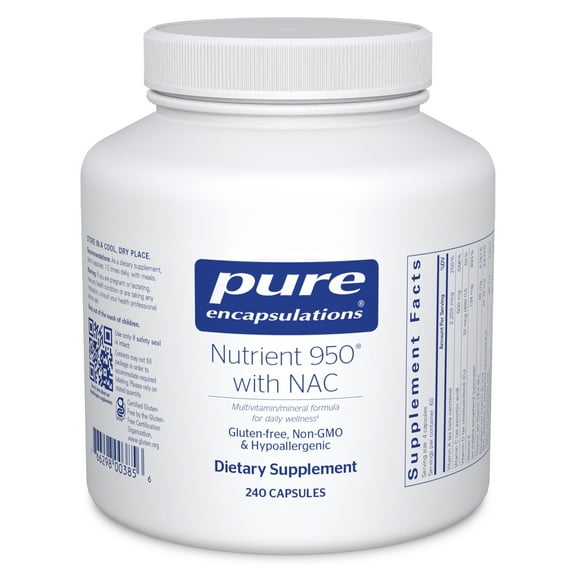 Pure Encapsulations Nutrient 950 with NAC | Helps Provide Additional Immune Support | 240 Capsules