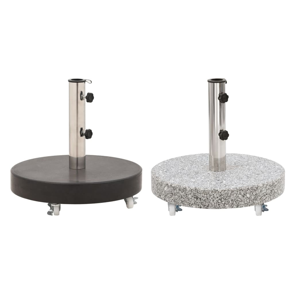vidaXL Umbrella Base Weight Parasol Plate Patio Garden Outdoor Granite Square