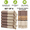 BROWN, variant on Mykonos 6-Pack Turkish Cotton Hand Towels – Mint Boho, 40x20 in, Soft Absorbent Decorative Bathroom Towel Set