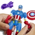 thumbnail image 5 of MixMashers Marvel Captain America Toy, 5” (12 cm) Avengers Mix-&-Match Action Figure, 4+, 5 of 13