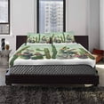 thumbnail image 5 of ZHANZZK 3 Piece Bedding Set Cute Succulents Cactus Twin Size Duvet Cover with 2 Pillowcase for Home Bedding Room Decoration, 5 of 5
