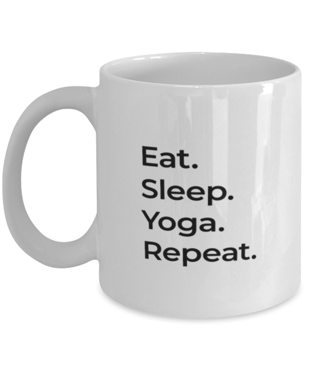 I Love Yoga Ceramic Mugs With Coffee Tea Milk Cups With Handle Nice Gifts 