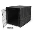 thumbnail image 3 of MidWest Homes for Pets, Black Polyester Dog Crate Cover, 48", 3 of 6