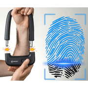 Ninebot Smart Fingerprint U-Lock - Anti-Cut and Anti-Theft, Supports Fingerprint, App, and Key Unlocking, Universal for Electric Scooters.