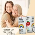 thumbnail image 5 of Rainbow Glitter Teacher Gift 20 oz Insulated Tumblers with Lid Stainless Steel Vacuum Tumbler Travel Coffee Mugs Best Teacher''s Day Gift, 5 of 6