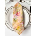 thumbnail image 2 of Spring Floral Cloth Napkins Washable Set of 4, Watercolor Elegant Summer Flowers Botanical Reusable Dinner Table Napkins Cloth Bulk for Weddings Kitchen Restaurants Hotel Events Parties 20 x 20 Inch, 2 of 9