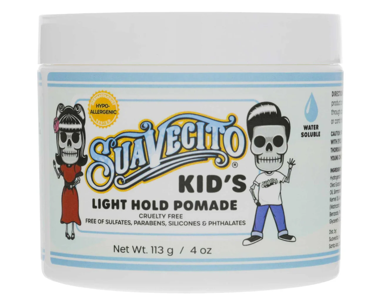 Suavecito Original Hold Kids Pomade For All Hair Types 4 oz