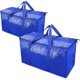 thumbnail image 1 of Extra Large Moving Bags With Zippers Carrying Handles, Heavy-duty Storage Tote For Space Saving Moving Storage, 1 of 5