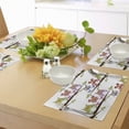 thumbnail image 4 of Ambesonne Owls Place Mats Set of 4, Birds on Tree Branches, Standard Size, Multicolor, 4 of 6