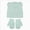 A6-Mint Green, variant on 6-36 Months Kids Winter Knit Hat and Mitten Set, Cute Bear Ear Beanie for Boys Girls