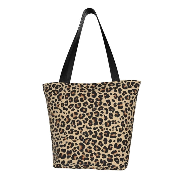 Easygdp Leopard Print-1 Bolso de Hombro para Mujer, Bolso Bandolera y Cartera de Mano Elegante para Uso Diario