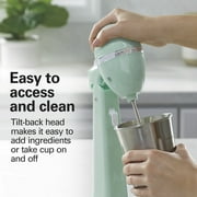 Hamilton Beach DrinkMaster Drink Mixer, Milkshake Maker & Milk Frother with Steel Cup, 28 oz, Mint