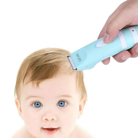 Dilwe Baby USB Charging Electric Hair Clipper Waterproof Infant Haircut Trimmer Tool, Baby Hair Clipper,Baby Electric Hair