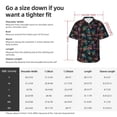 thumbnail image 3 of Picia Feathers And Butterflies Gentle Cotton Regular Fit Short Sleeve Casual Hawaiian Shirt for Men-XX-Large, 3 of 8