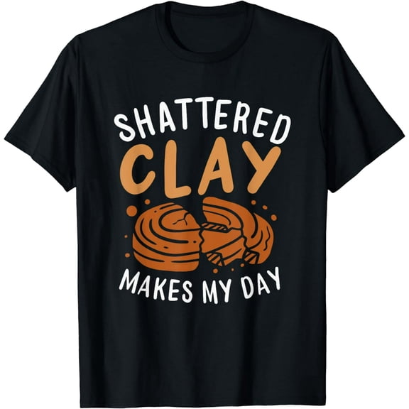 Skeet Trap Shooting,Shattered Clay my day,Shooting Vest Men T-Shirt