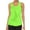 Green, variant on Womens Workout O Neck Sleeveless Breathable Backless Tank Yoga Tops Shirt Grey+S