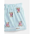 thumbnail image 3 of Wonder Nation Girls Short Sleeve Button Front Pajama Top and Shorts Set with Eyemask, 3-Piece, Sizes Sizes 4-18, 3 of 4