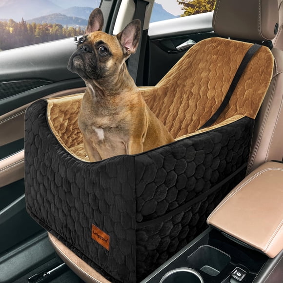 Asiento de coche para perros melafa365 de espuma viscoelástica para perros pequeños y medianos