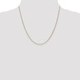 thumbnail image 2 of 18k Yellow Gold 20 Inch 1.15mm Cable Chain Necklace Pendant Charm, 2 of 9