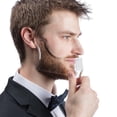 thumbnail image 2 of Beard Comb New Arrivals Mens Beard Shaper Tool Transparent Template Styling Comb Templates, 2 of 6