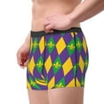 thumbnail image 4 of Junzan Mardi Gras Mens Underwear Boxer Briefs For Men’s - Large, 4 of 9