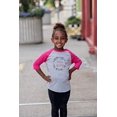 thumbnail image 3 of 7 ate 9 Apparel Kids Hello Spring Pink Raglan, 3 of 6