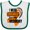 White and Green, variant on Inktastic I Wear Orange For My Mommy Leukemia Awareness Boys or Girls Baby Bib