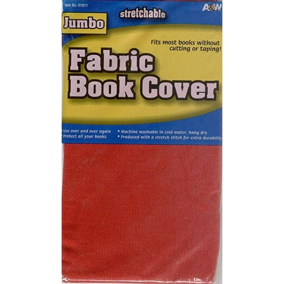HQ Advance Jumbo Fabric Book Cover, Solid
