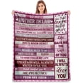 thumbnail image 1 of LHSHID Mother in Law Gifts Mother in Law Birthday Gifts Blanket Throw Blanket Gifts to Mother in Law Birthday Gifts Mother’s Day Mother in Law Gift from Daughter Son in Law 50"x60", 1 of 7