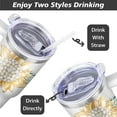 thumbnail image 3 of 50th Birthday Gifts Cup, 40 Oz Stainless Steel Tumbler with Handle & Straw, 50 Year Old Birthday Gifts for Women Coffee Mug, 50th Birthday Decorations for Women, Happy 50th Birthday Gifts for Women, 3 of 6