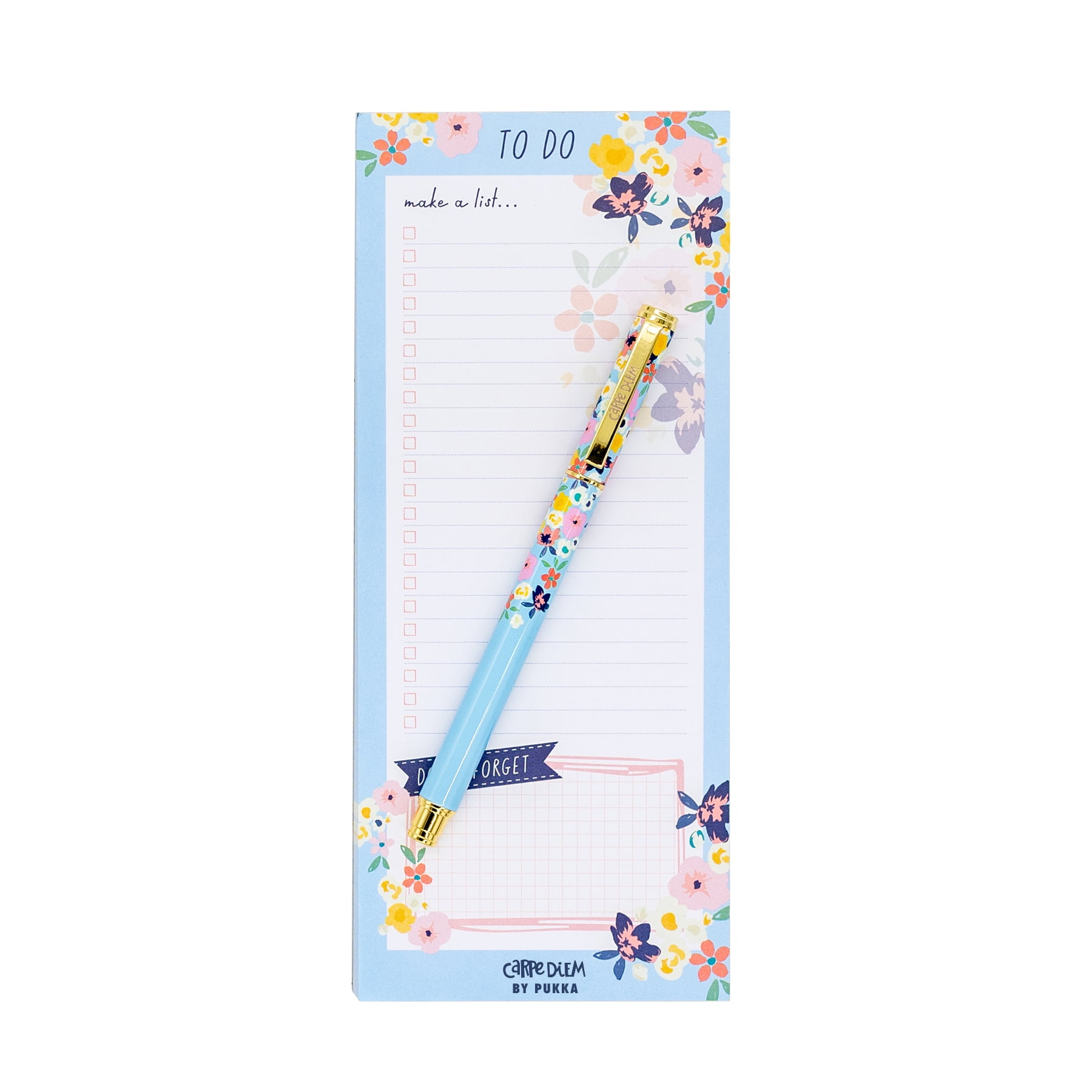 Pukka Pads Magnetic To Do List - Ditzy Floral - Pack 6