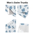 thumbnail image 4 of COOFANDY Men Bathing Suit Swimwear Square Leg Chubbies Sexy Elastic Board Short, 4 of 5