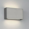 thumbnail image 3 of WAC Lighting Blok 1-Light LED 3000K Contemporary Aluminum Wall Sconce in Nickel, 3 of 5
