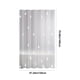 thumbnail image 3 of Cortina de ducha blanca impermeable 70x47 pulgadas - Diseño de gancho sin agujeros, impresión digital, cortina de separación lavable a máquina para baño, 3 of 8