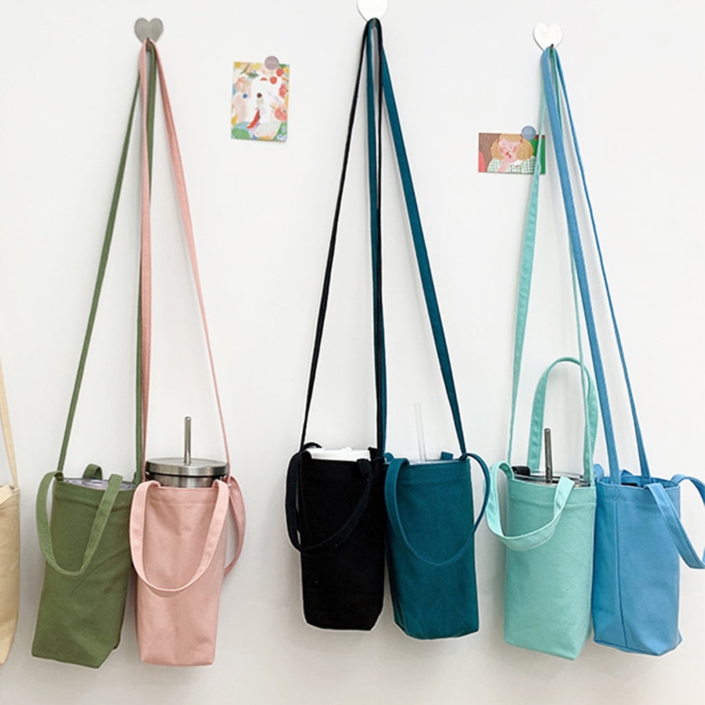 Worallymy Water Bottle Storage Bag With Strap Crossbody Protective