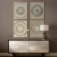 thumbnail image 2 of PixonSign Framed Wall Art, Beige Abstract Geometric Circle Stroke Posters, Minimalist Folk Boho Mid-century Inspired Digital Print, Wall Decor Zen Bedroom Relax Multicolor for Home - 12"x16" Natural, 2 of 5