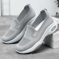 thumbnail image 6 of Yindaity Women'S Comfort Low Vamp Slip On Sneaker Sneakers Women Grey,7, 6 of 6