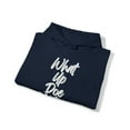 thumbnail image 4 of What Up Doe Unisex Warm and Cozy Hooded Sweatshirt White Design, 4 of 8