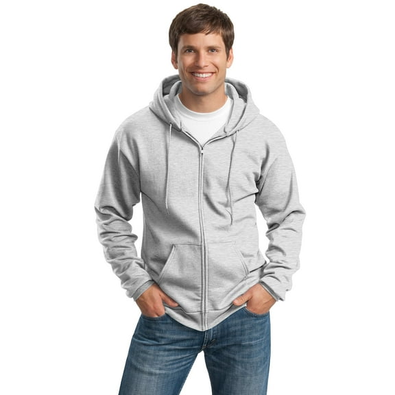 Port & Company PC90ZHT Tall Essential Fleece Full-Zip Hooded Sweatshirt , Big and Tall Active Jackets and Hoodies